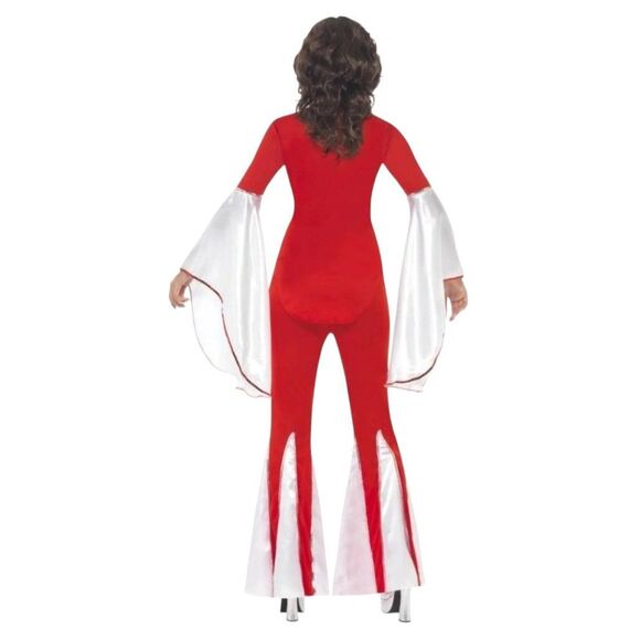 ABBA Mamma Mia Super Trooper 1970s Disco Queen Halloween Renaissance Costume NEW - Picture 2 of 9